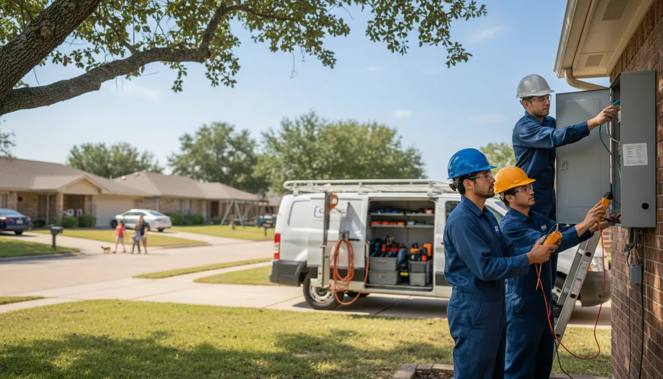 Certified electrician providing emergency electrical services in Kirtland, NM